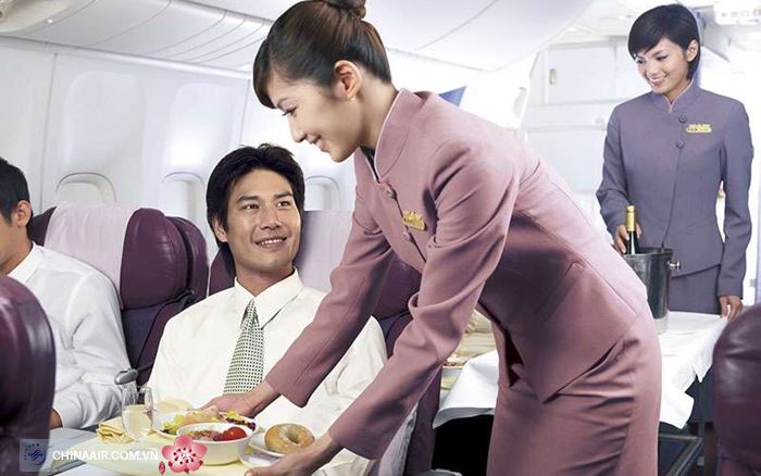 Các suất ăn đặc biệt trên máy bay China Airlines