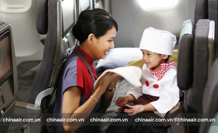 Dịch vụ trẻ em đi một mình của China Airlines