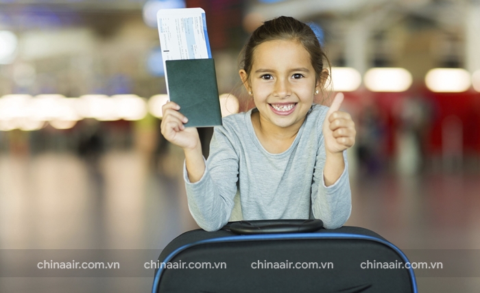 Quy định giấy tờ của trẻ em khi đi máy bay của China Airlines