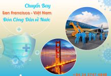 Vé máy bay từ San Francisco về Việt Nam