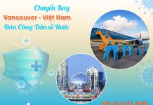 Vé máy bay từ Vancouver về Việt Nam