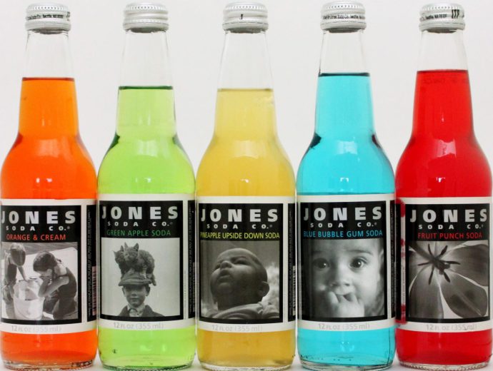 Jones Soda hiện nay đã có nhiều vị soda khác nhau cho du khách thỏa sức lựa chọn