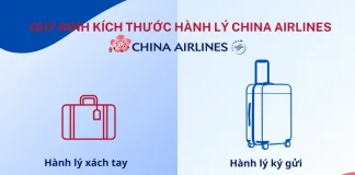 Quy định kích thước hành lý China Airlines